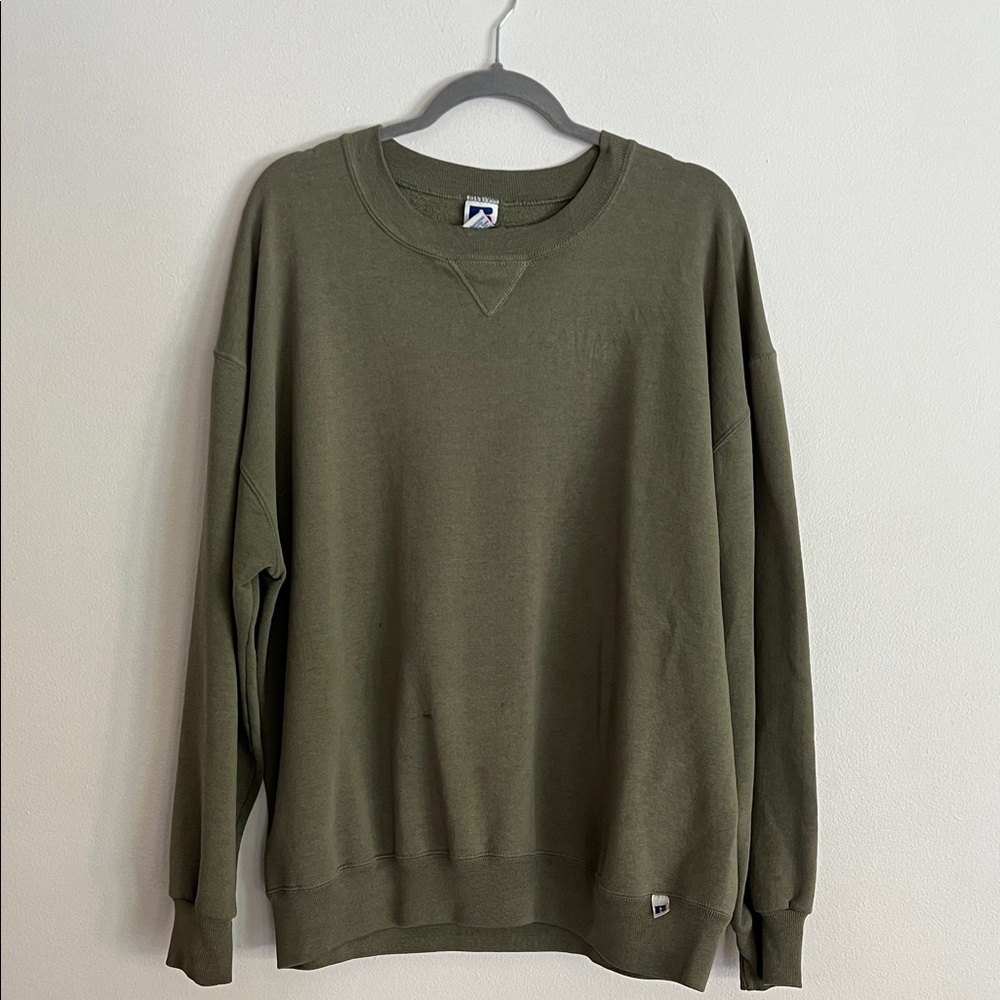 Vintage Russell Athletic Sweatshirt Mens Pullover Crewneck Blank 80s 90s
